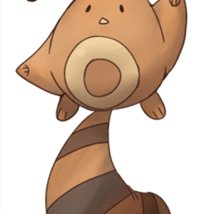 Here is a picture of my second favorite Pokemon, Sentret.

I drew Sentret because last night in my first role-play ever
I was a Sentret. I was stealin