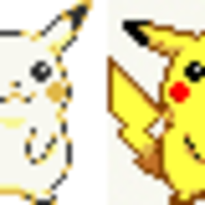 Pika pikaa! I quite like this one, actually :3

Original sprite by ME: screenshot of YELLOW on Visualboyadvance.
