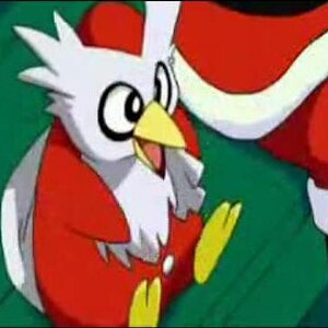 Delibird with santa