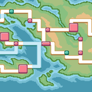 I ~subtly~ made the landmass look like a möbius strip or whatever it is that they call the ∞ symbol.