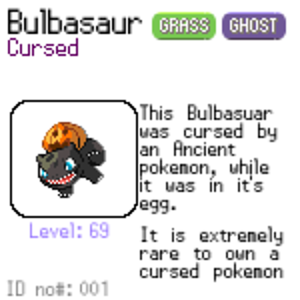 Cursed Bulbasaur.
