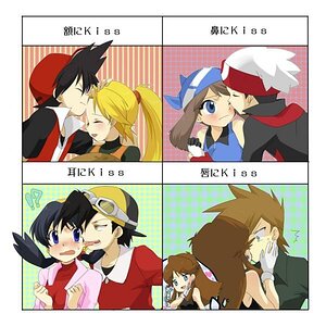 Pokemon Adventures Kissings