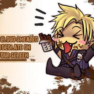 thought i might put this on, gta love chibi cloud~