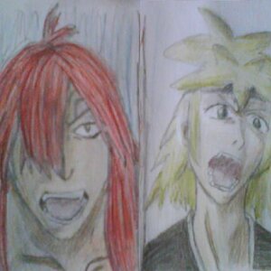 I was watching the opening for Bleach (2nd one) and then I saw a part when there's a split screen and it had Renji and Ichigo in it. I thought with a 