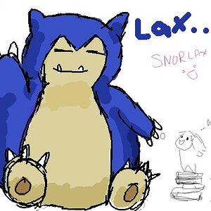 snorlax waving