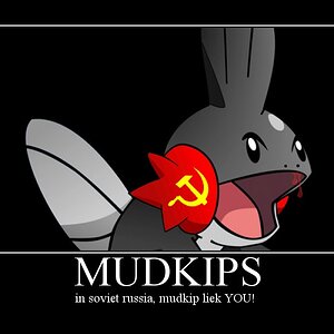 Soviet Mudkip by supermariotwins