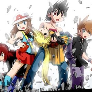 KABOOM!

...and the statue becomes....a thief, newly un-orphaned girl, pokemon league champion, gym leader, and Yellow!