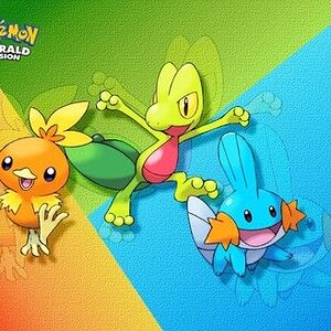 Starter Pokemon of Hoenn