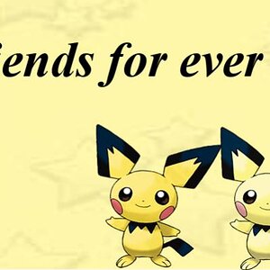 pichu's
are friends for ever
