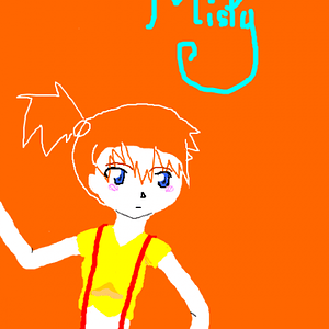 My really badly drawn Misty.