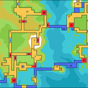 An annotated map of Vicitalis.