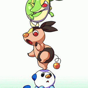 Black & White starters (this is supposed to be animated...)