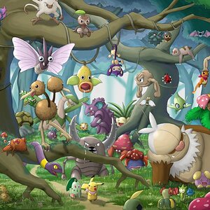 Mystery Dungeon busy forest