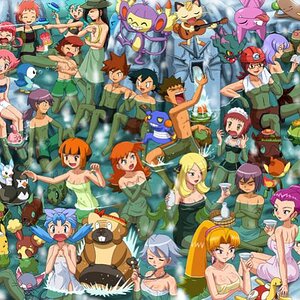 Lol PokePeoples @ a pool