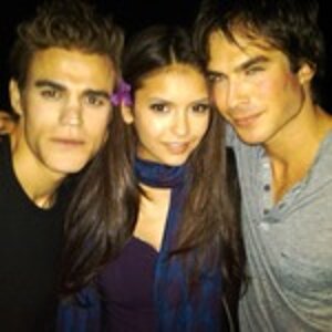 TVD Paul (Stefan), Nina (Elena), Ian (Damon)