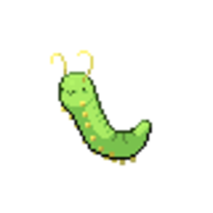 A worm like fakemon. It belongs to Frozenfeather at DEVIANTART. I made the sprite.