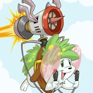 Shaymin Sky Forme by Cotton gravy