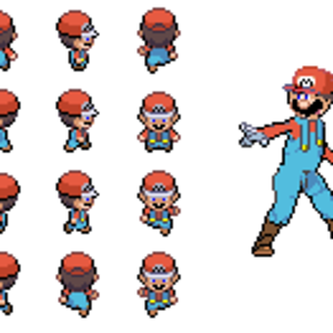 mario pokemon trainer
