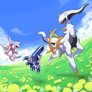 I love the Sinnoh legends. All of them. (except Regigigas, he's kind of silly.)