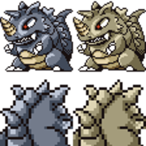 Pokemon Green Rhydon