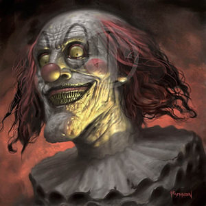 evil clown by namesjames1
