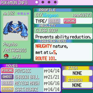 Psycho Emerald Status 5