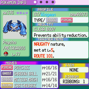 Psycho Emerald Status 6