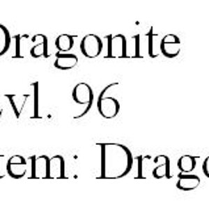 dragonite