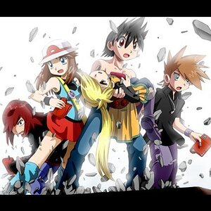 The 5 Pokedex owners released from Petrification.