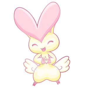 Lovetini, obviously based of of Victini~ <333
Colors and idea from TheRedChain, so credit goes to her~ :3