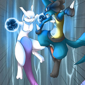 lucario en mewtwo