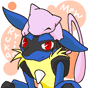 Lucario with Mew2