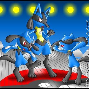 lucario+riolu