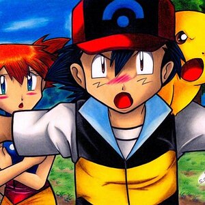 Don  t touch her   by Ash Misty Pikachu