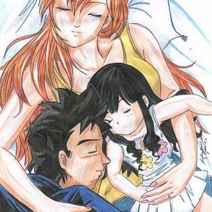 Ash  Misty and Soleil by MajinLu