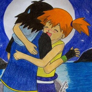 I Love  you Ash by Ash Misty Pikachu
