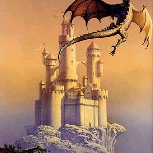 Castle and dragon