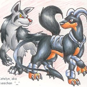Houndoom and Mightyena[1]