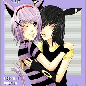 Umbreon Boy <3's Espeon Boy. Aws.