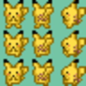Custom Pikachu overworld sprites