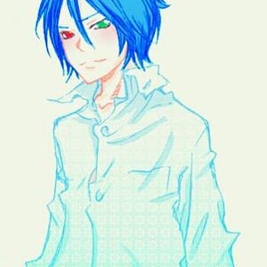 look, it's the manga scan that i colored and used in a banner! ugh. i hated having to add the pattern, the shine in his hair, the blush and just akfjs