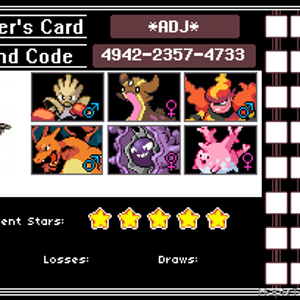 My new trainer card