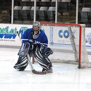 That's me, in one of our scrimmages.