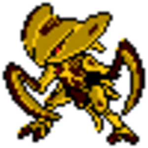 A cool re-color of Kabutops. His name is Spotubak.