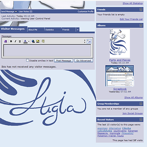 Flyin' With Lugia! - profile screenshot of lower half