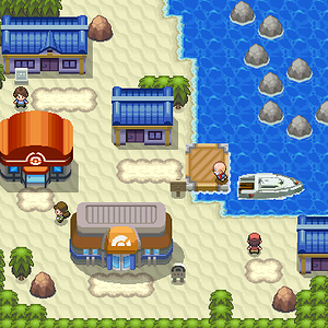 Dewford town remake by Pokemon Diamond