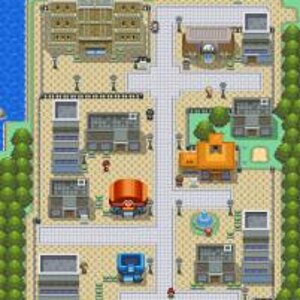 Rustboro city remake by Pokemon Diamond