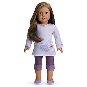 This is a just like you doll,this one looks pretty much like me exept the face mold (the way which the face is molded duh) isn't like mine,and my hair