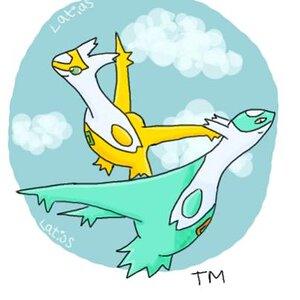 Shiny Latios and Latias