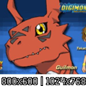 Guilmon and Takato Wallpaper, AKA the closest Digi-Human partnership ever.